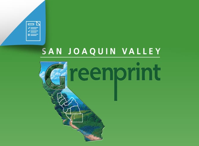 San Joaquin Valley Greenprint San Joaquin Valley Greenprint