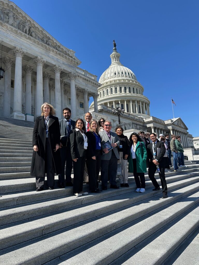 Delegation on the U.S. Captol steps
